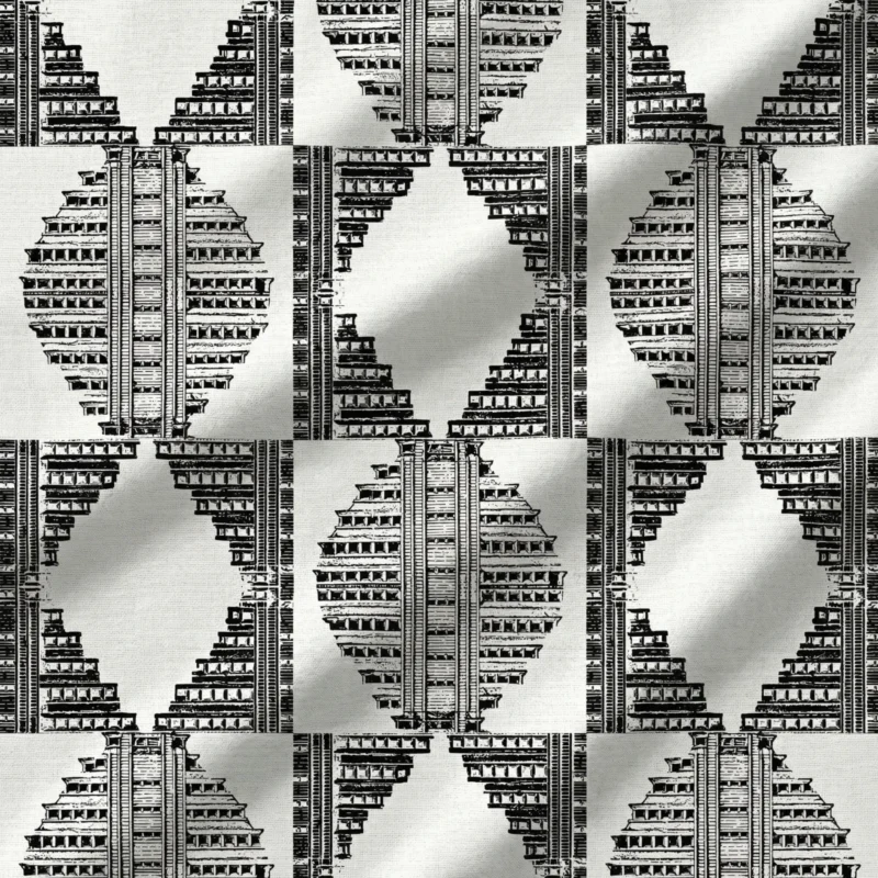 Carol-Abstract-Pattern-Black-White-Regular | Curtain Avenue