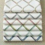 Doris-Diamond-Pattern-Ash-Gray-Color-Options | Curtain Avenue