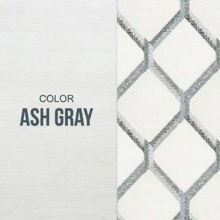 Doris-Diamond-Pattern-Ash-Gray-Intro | Curtain Avenue