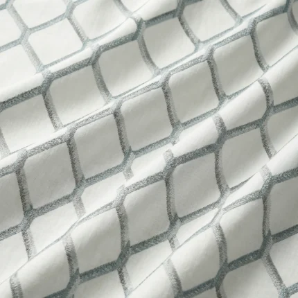 Doris-Diamond-Pattern-Ash-Gray-Regular | Curtain Avenue