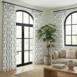 Doris-Diamond-Pattern-Blue-Curtains | Curtain Avenue