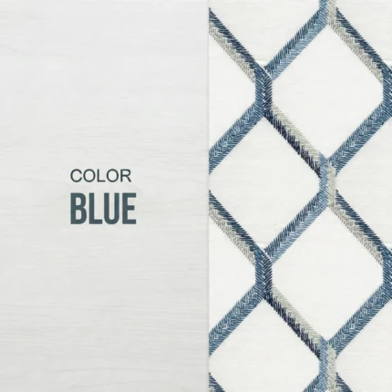 Doris-Diamond-Pattern-Blue-Intro | Curtain Avenue