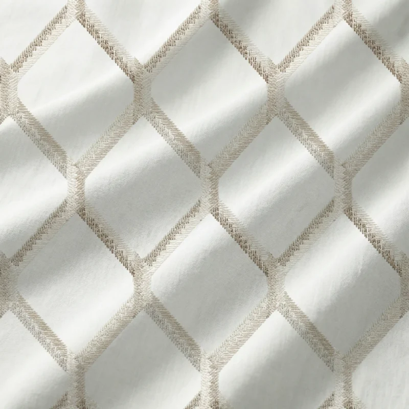 Doris-Diamond-Pattern-Ivory-Regular | Curtain Avenue