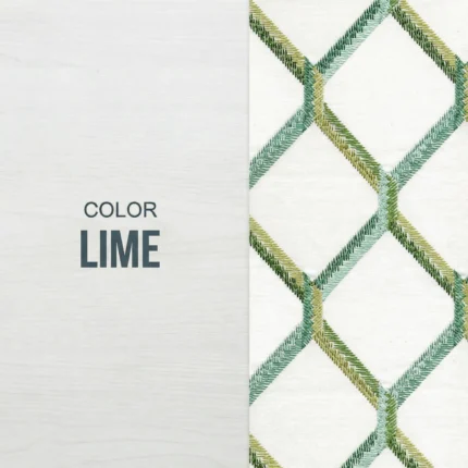 Doris-Diamond-Pattern-Lime-Intro | Curtain Avenue