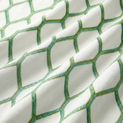 Doris-Diamond-Pattern-Lime-Regular | Curtain Avenue