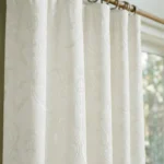 Empire-Damask-Pattern-Cream-Close-up-Curtains | Curtain Avenue