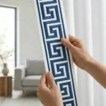 Famina Navy - Close up | | Curtain Avenue
