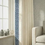 Famina Navy - Curtain Close up | | Curtain Avenue