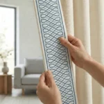 Gardenia Cerulean Blue - Close up | | Curtain Avenue