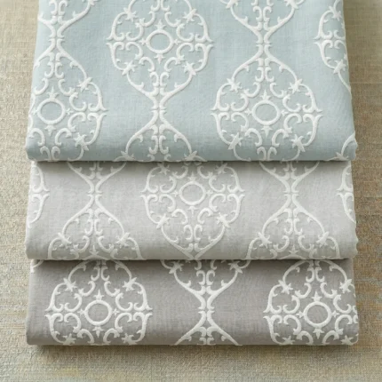 Hailey-Damask-Patterned-Taupe-Color-Options | Curtain Avenue