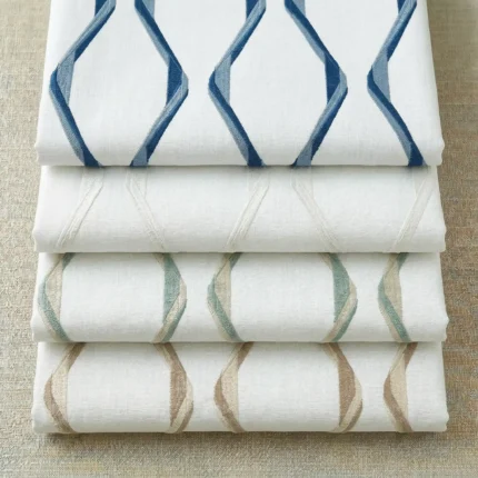 Lilian-Modern-Wave-Patterned-Coral-Color-Options | Curtain Avenue