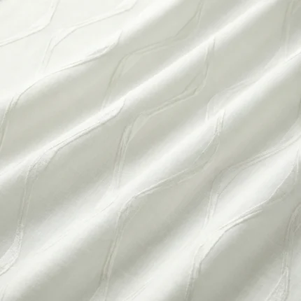 Lilian-Modern-Wave-Patterned-Ivory-Regular | Curtain Avenue