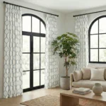 Lucy-Embroiderd-Trellis-Ocean-Blue-Curtains | Curtain Avenue