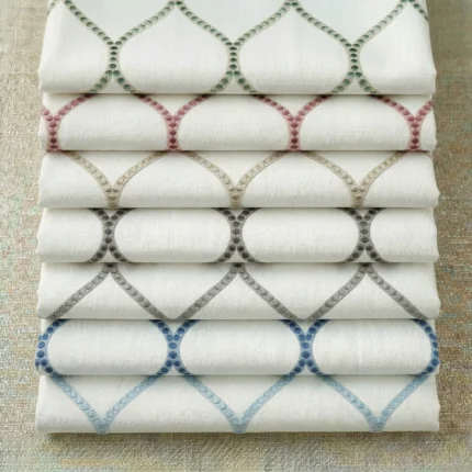 Lucy-Embroiderd-Trellis-Sage-Color-Options | Curtain Avenue