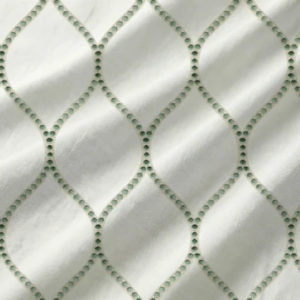 Lucy-Embroiderd-Trellis-Sage-Regular | Curtain Avenue