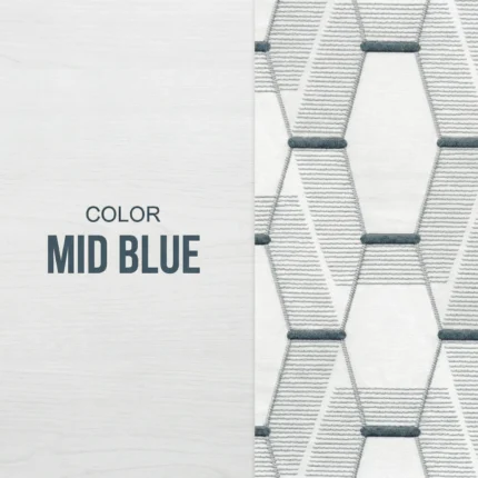 Maria-Honeycomb-Pattern-Mid-Blue-Intro | Curtain Avenue