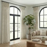 Maria-Honeycomb-Pattern-Natural-Curtains | Curtain Avenue