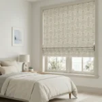Maria-Honeycomb-Pattern-Natural-Roman-Shade | Curtain Avenue