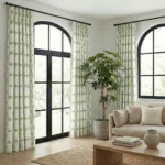 Maria-Honeycomb-Pattern-Sea-Foam-Curtains | Curtain Avenue