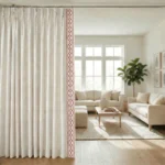Maxim Red & White - Curtain | | Curtain Avenue