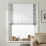 Oceania Blue Slate - Roman Shade | | Curtain Avenue