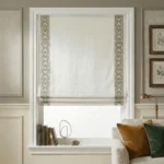 Rosy Chartreuse - Roman Shade | | Curtain Avenue