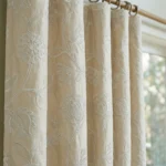 Ruby-Floral-Embroidered-Beige-Brown-Close-up-Curtains | Curtain Avenue