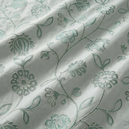 Ruby-Floral-Embroidered-Tide-Blue-Regular | Curtain Avenue