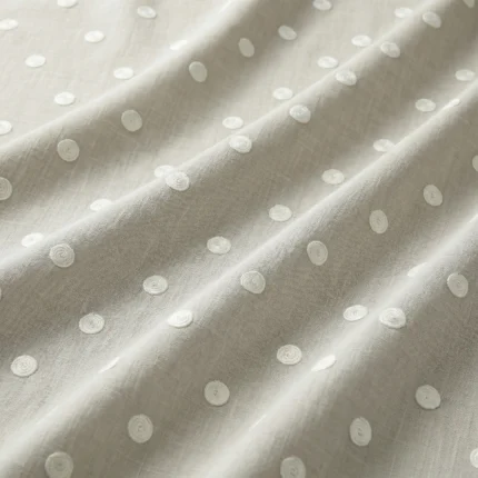 Sahara-Linen-Dots-Beige-Regular | Curtain Avenue