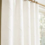 Sara-Classic-Lattice-Ivory-Close-up-Curtains | Curtain Avenue