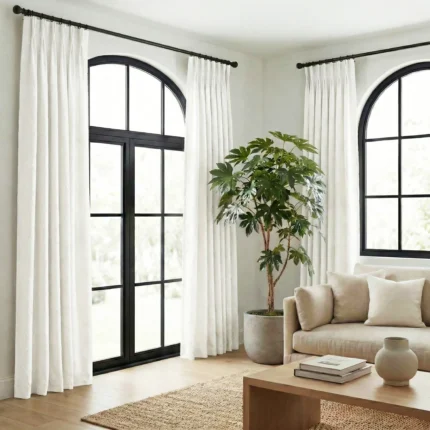 Sara-Classic-Lattice-Ivory-Curtains | Curtain Avenue