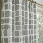 Urban-Brushstroke-Ash-Gray-Close-up-Curtains | Curtain Avenue