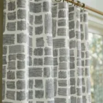 Urban-Brushstroke-Charcoal-Close-up-Curtains | Curtain Avenue