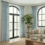 Urban-Brushstroke-Cobalt-Blue-Curtains | Curtain Avenue