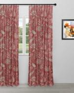 Blooming Spring - Red Apple Custom Curtains