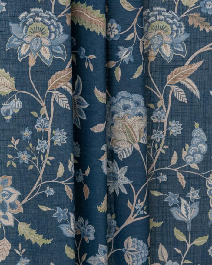 Blooming Spring - Navy Blue Roman Shades - Image 4