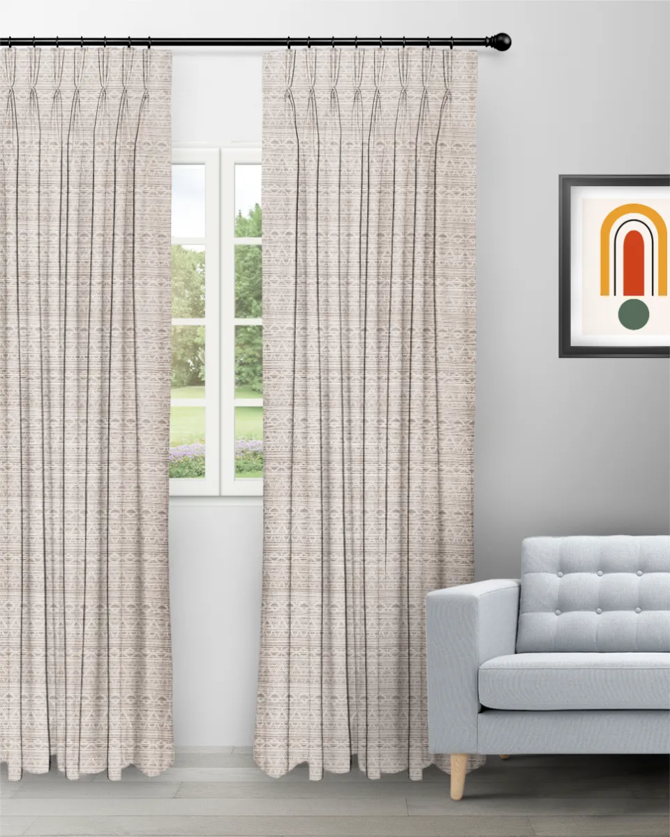Curtains | Boho Drapery Fawn - Curtain (Webp) | Curtain Avenue