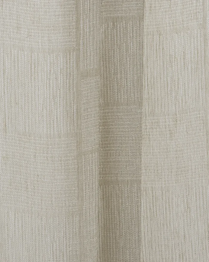 Buffalo Striped Semi Sheer Curtains - Sand - Image 2