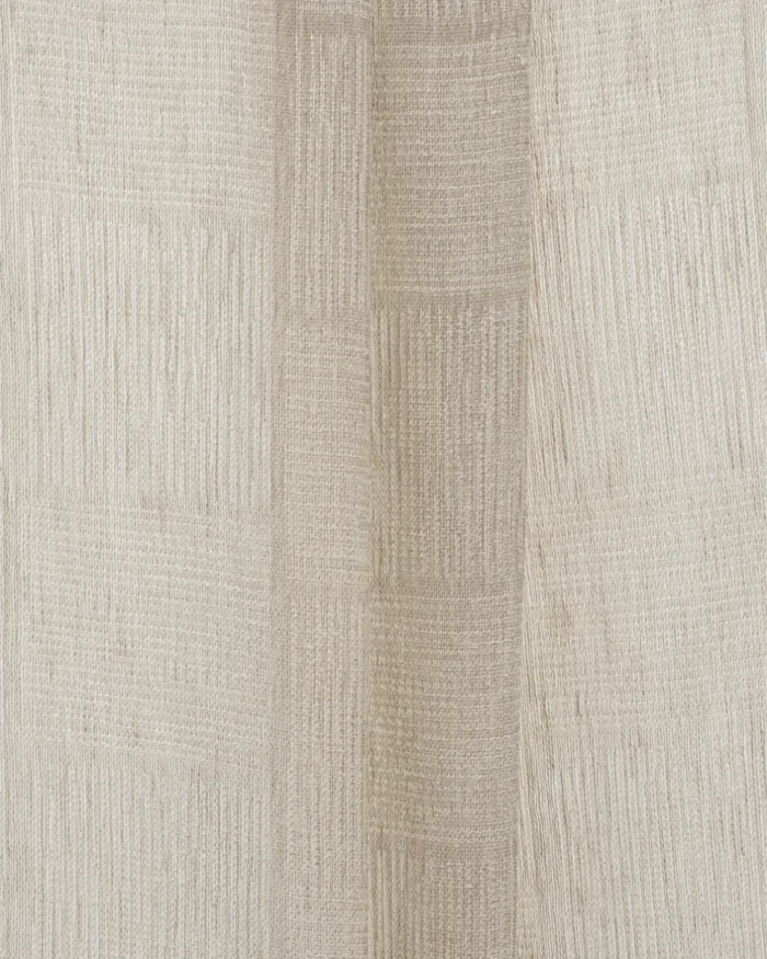 Buffalo Striped Semi Sheer Curtains - Beige - Image 2