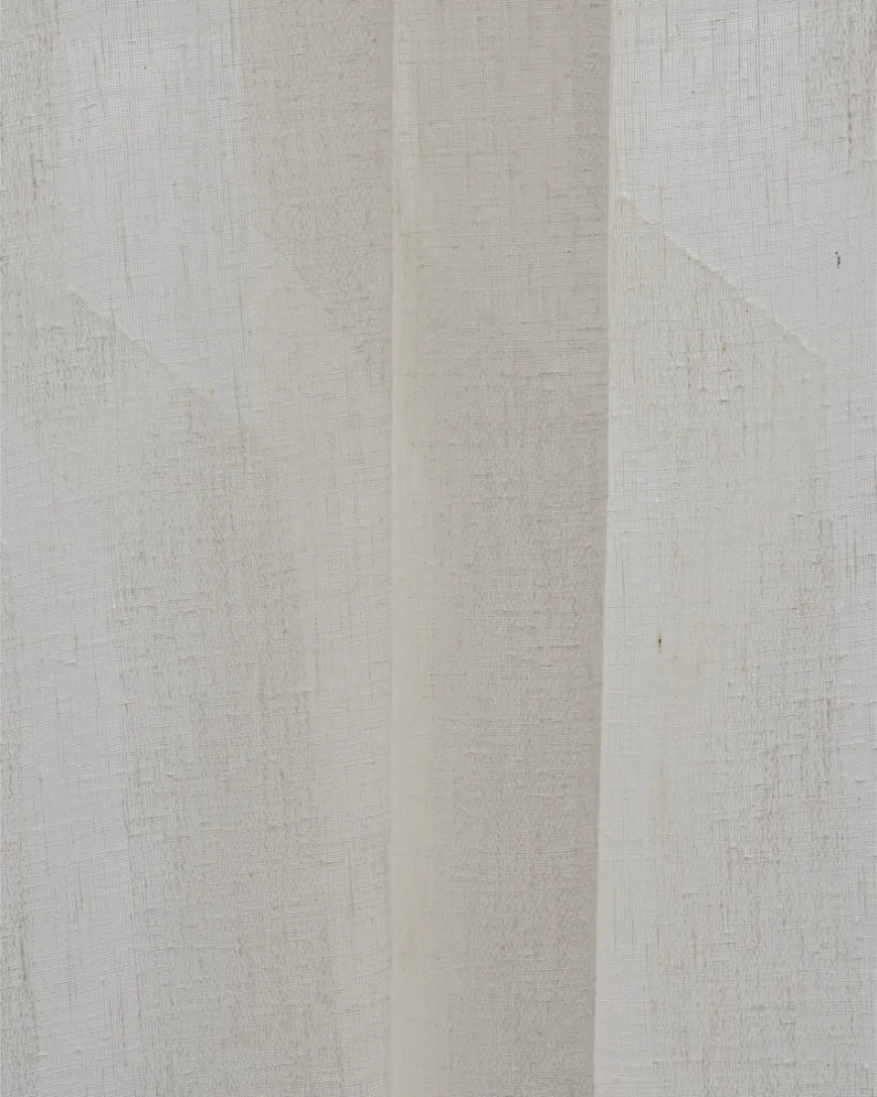 Curtains | Cosmo Striped Semi Sheer - Dove - Folded | Curtain Avenue