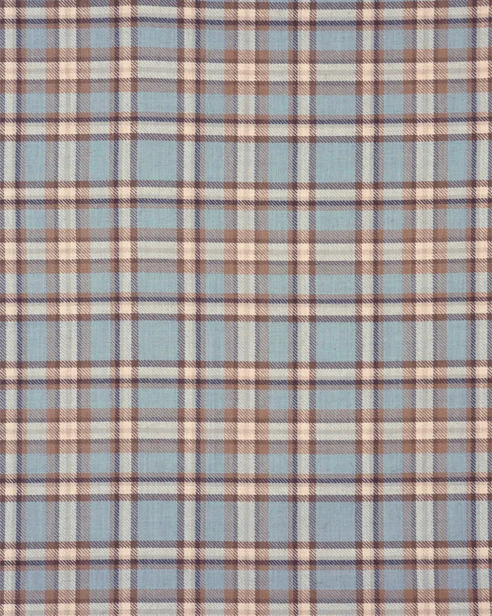 Swatches | Farmhouse Plaid Check-Storm- Regular | Curtain Avenue