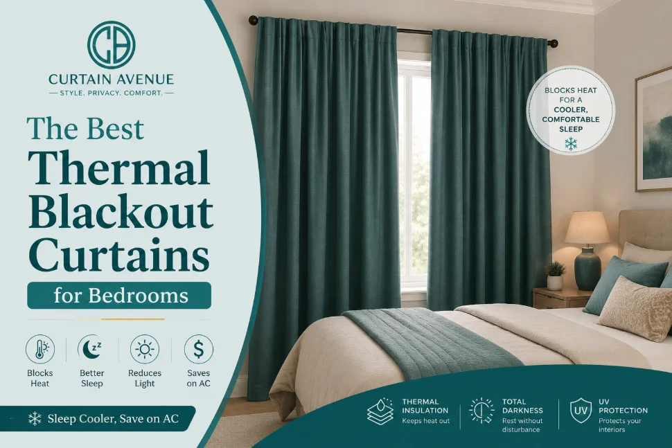 find out the best Thermal Blackout Curtains for 2026 summers| | Curtain Avenue