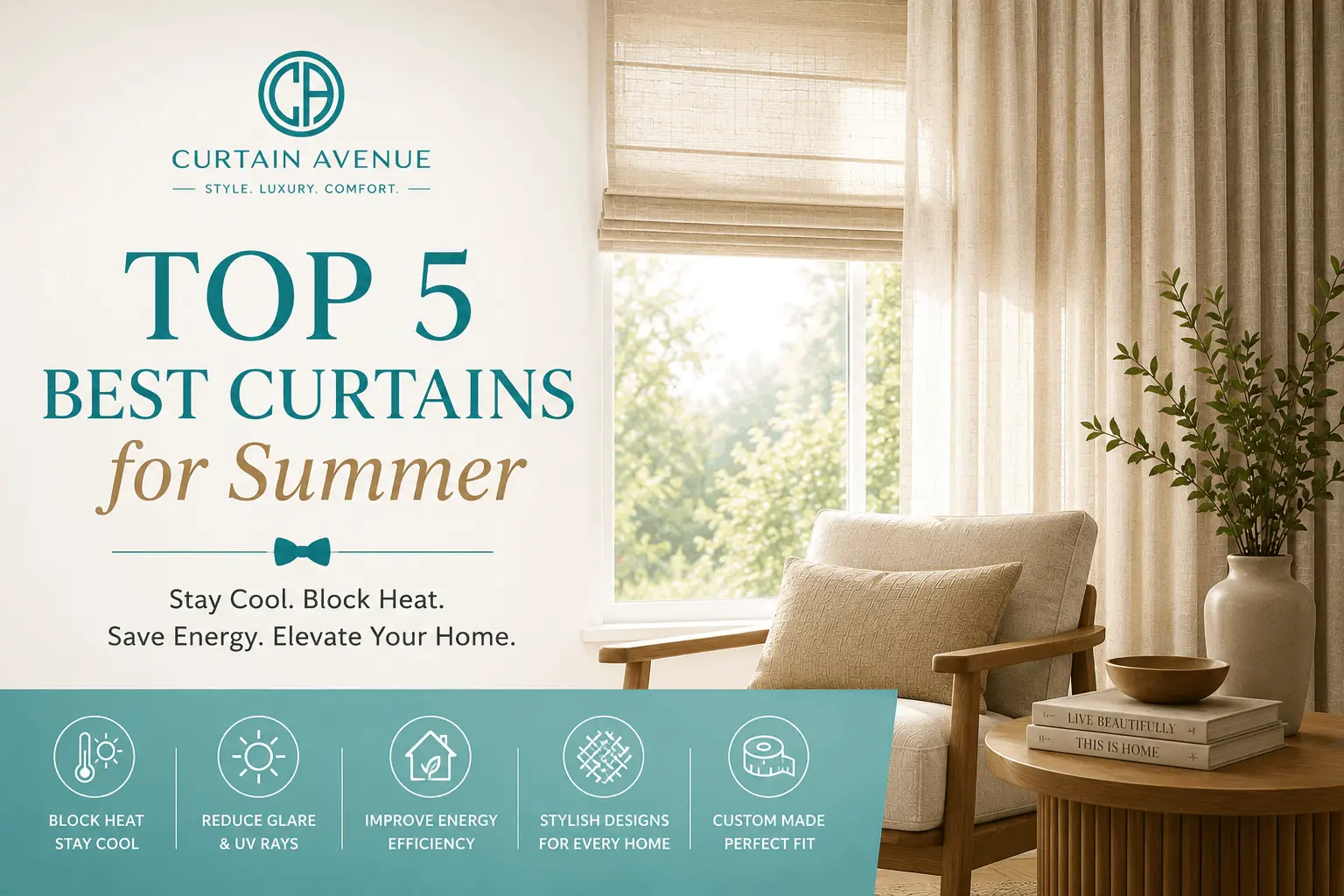 Top 5 Best Curtains for Summer | | Curtain Avenue